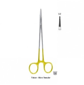 голкотримач Falcon-Micro Vascular 200mm ТС, BN.242.200, Falcon Surgical Со. (Pvt.) Ltd, Pakistan